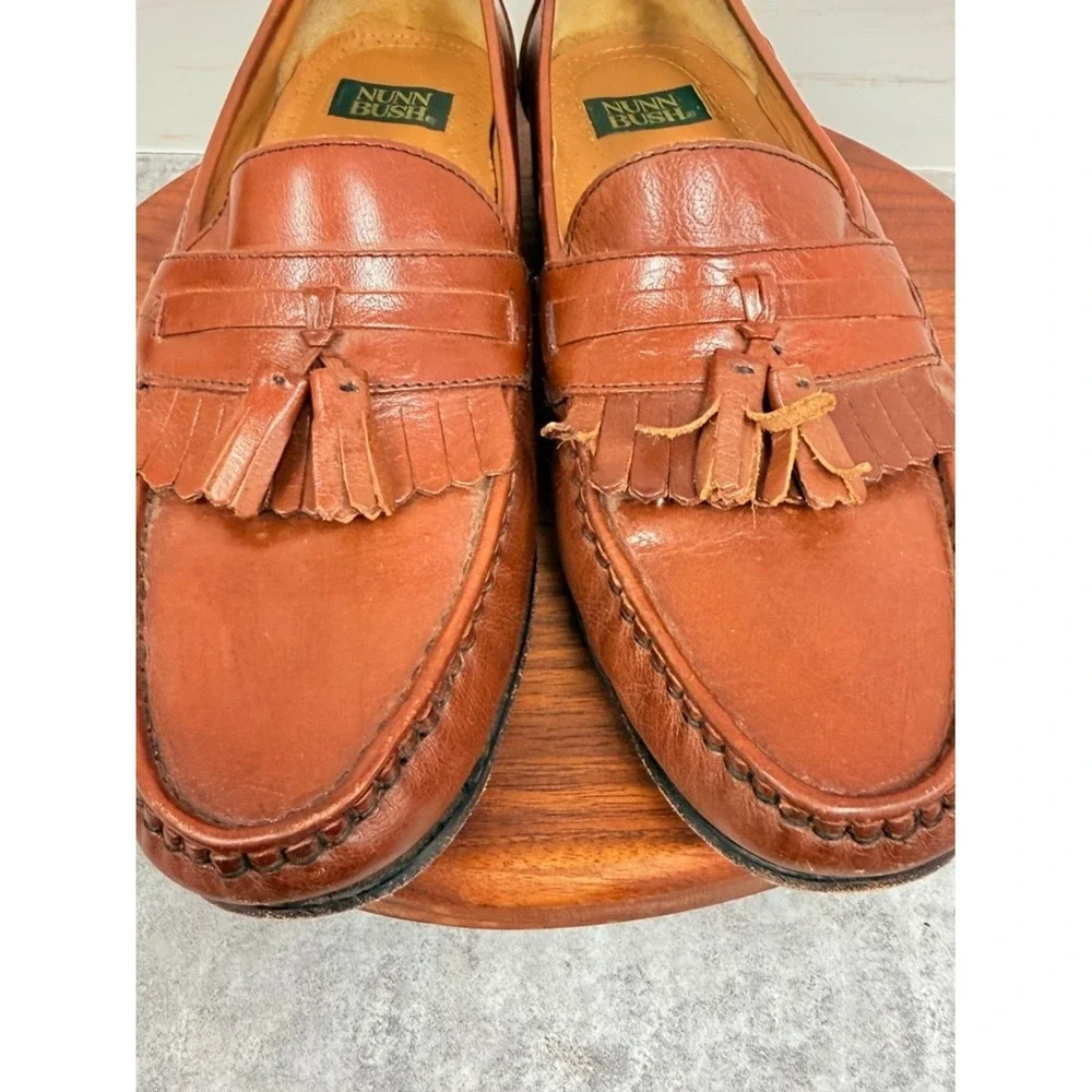 Nunn‎ Bush Tan Leather Tassel Loafers